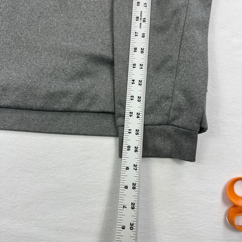 Nike Sweatshirt Mens Large gray center big swoosh therma fit runnin gym outdoor - Picture 6 of 9