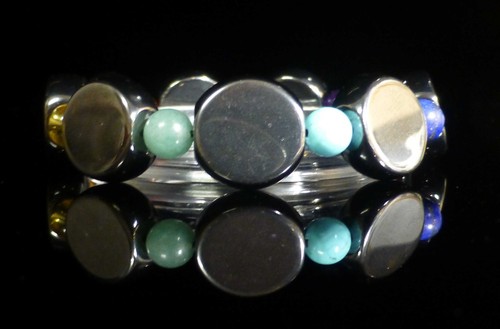 PULSERA CURATIVA CHAKRA HEMATITA  - Imagen 2 de 4