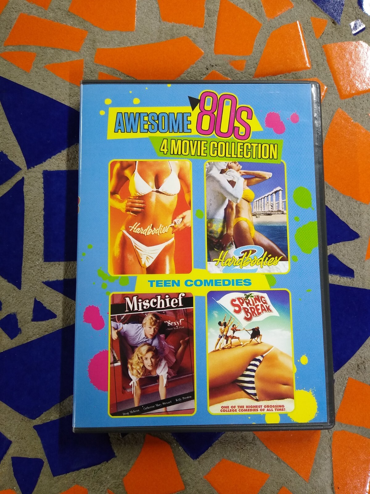Awesome 80s 4 Movie Collection DVD 2014 3-Disc Set Mischief Hardbodies 1 & 2 Oop - Picture 3 of 8