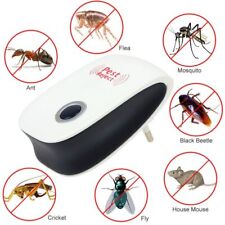 Ultrasónica de doble cuerno repelente electrónico Ratonera Inicio repelente de mosquitos-Blanco-EEUU Ultrasónica de doble cuerno repelente electrónico Ratonera Inicio repelente de mosquitos-Blanco-EEUU