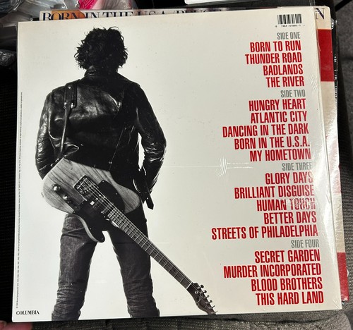 Bruce Springsteen Greatest Hits LP Vinyl 1995 sealed - Picture 2 of 3