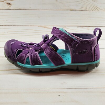 KEEN Youth Girls Size 2 Purple Seacamp II CNX Sandals