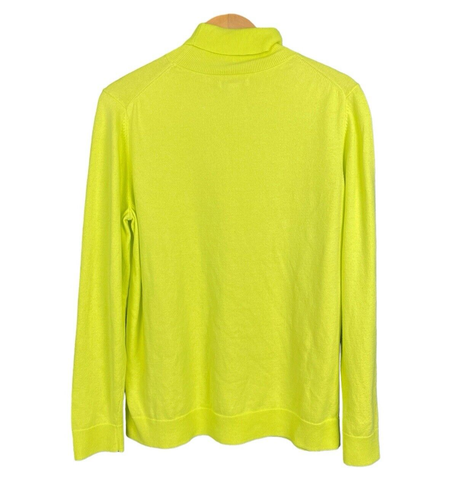 Amazon Essentials Sweater Women XL Bright Yellow Turtleneck Soft Cozy Comfort - Picture 6 of 7