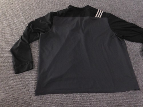 Felpa Indiana Hoosiers Adidas 3xl uomo grigio pullover 1/4 zip elasticizzato - Foto 16 di 20