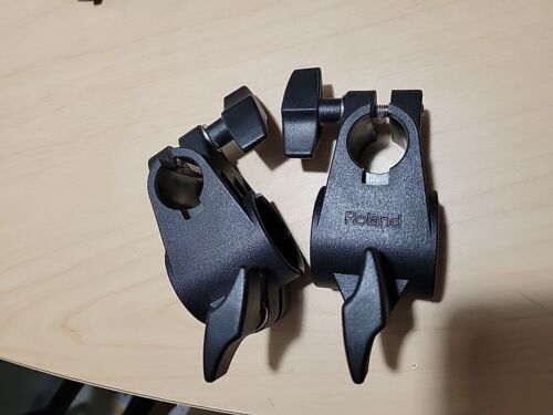 Roland 2 Pack - 2x CY-8 Crash w/ Ball Joint Cymbal Arm & Rack Clamp cy 12 8 #1N2 - Picture 2 of 12