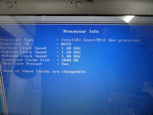 Dell Vostro 1500 Laptop For Parts Posted Bios Hard Drive Wiped * - Picture 2 of 9