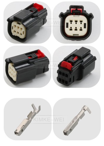 6 Pin/Way Molex MX150 Motorcycle Automotive Male Female Connector Plug Kit - Picture 4 of 4