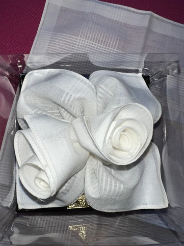 6 mouchoirs anciens pur fil de coton , neufs, 27 cm x 27 cm N° 1 - Imagen 4 de 5