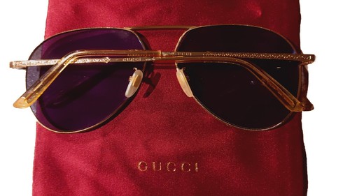 Gucci Aviator Vintage Sunglasses Authenticated Unisex - Picture 14 of 18