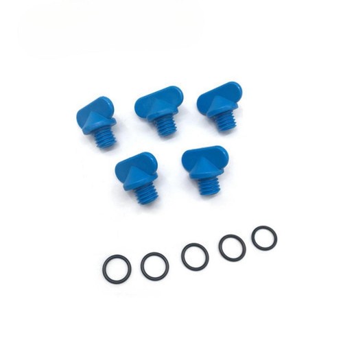 5x Manifold Engine Block Drain Plug Kit 22-806608A02 Replacement for Mercruiser - Picture 2 of 6