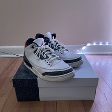 Jordan 3 Retro Fire Red Denim Size 10.5