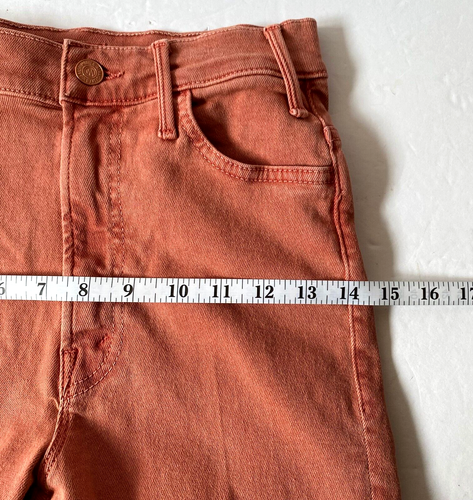Mother Jeans The Hustler Ankle Fray Womens Size 25 Coral Wash Second Chance NWT - Picture 20 of 23