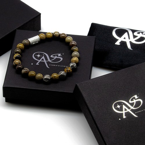 Yellow Flower Stone Armband Bracelet Perlenarmband 925 Sterling Silber Kugeln - Bild 12 von 12