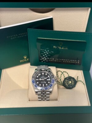 Rolex GMT-Master Black BLUE II 126710 40MM Ceramic Steel
