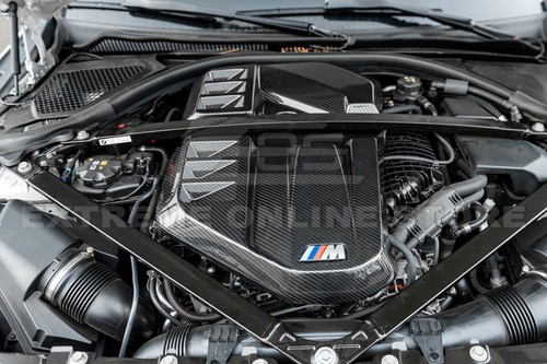 Cubierta de motor de fibra de carbono de repuesto de fibra de carbono estilo fábrica para BMW G8X M2 M3 M4 21 - Imagen 14 de 24