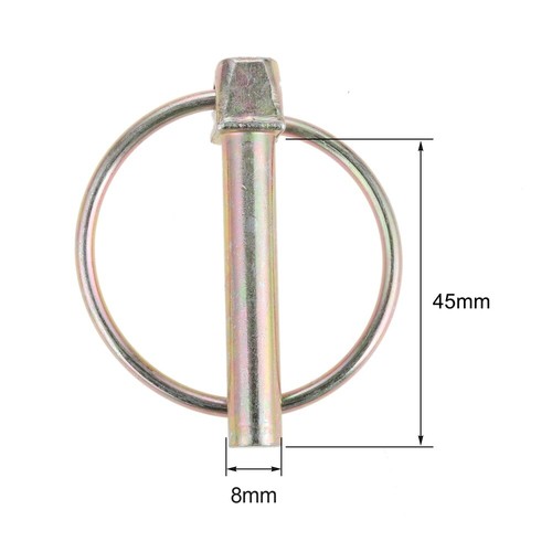 2/5/10pcs Lynch Pin Color Zinc-plated Secure Coupler Latch Jack Leg Pintle Hook - Picture 59 of 83
