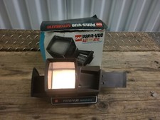 GAF Pana-Vue Automatic Lighted 2x2 Slide Viewer, Tested Working