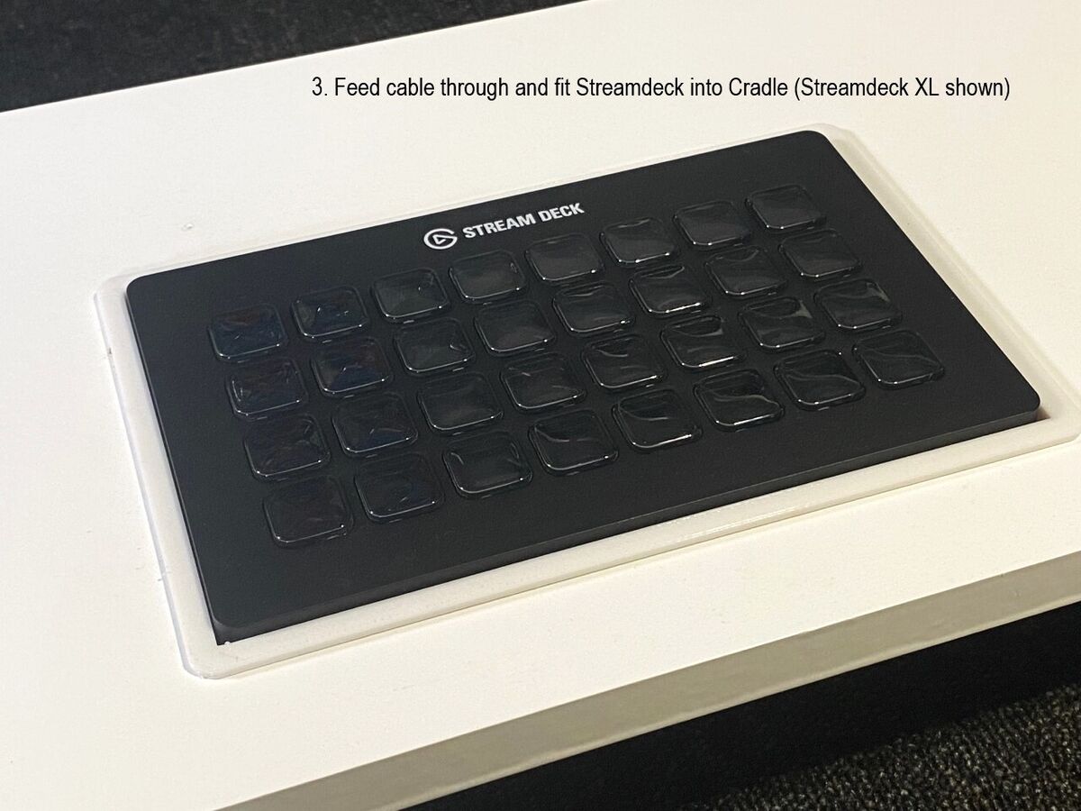 Elgato Stream Deck Mk2 15 Key Desk Insert | eBay