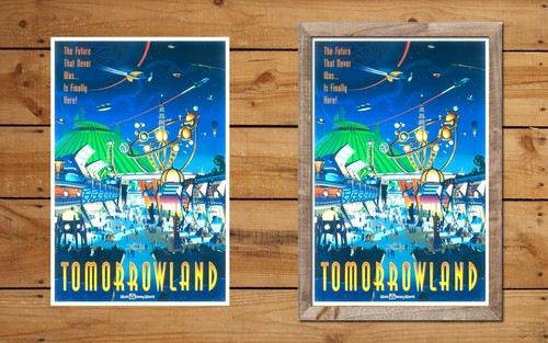 DISNEY WORLD TOMORROWLAND - POSTER DA COLLEZIONE - ACQUISTA QUALSIASI 2 RICEVI 1 GRATIS!! - Foto 2 di 3