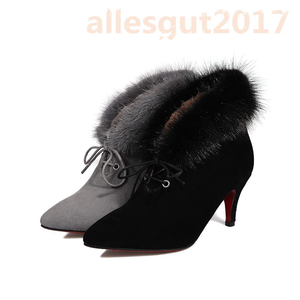 Süß Damenschuhe Wildleder Mode Neu Pumps Stiefel Alltag Ankle Stiefel Pumps Stiefeletten 33-43 fe4f4f Süß Damenschuhe Wildleder Mode Neu Pumps Stiefel Alltag Ankle Stiefel Pumps Stiefeletten 33-43 fe4f4f