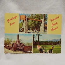 POSTCARD, DEATH VALLEY, CALIFORNIA, GREETINGS FROM FURNACE CREEK RANCH