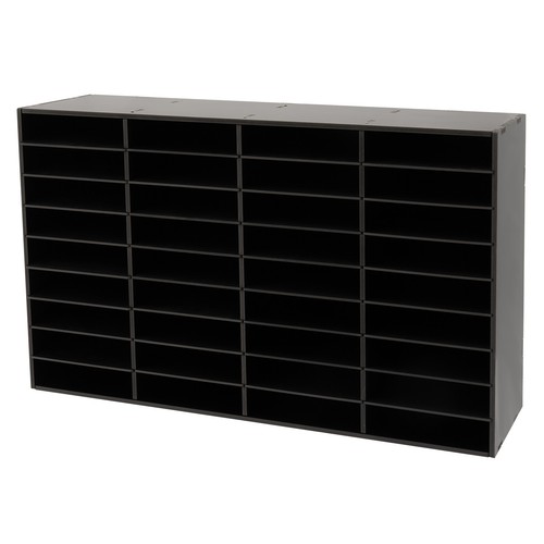 Gabinete de clasificación de archivos de 36 ranuras negro para OfficeDesktop File Shelf NUEVO - Imagen 15 de 16