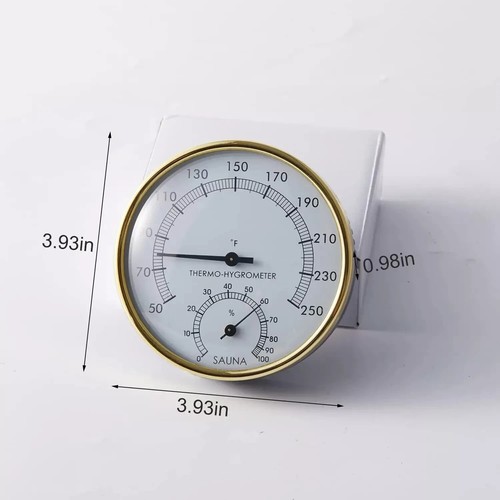 Sauna Thermometer 2 in 1 Fahrenheit Thermometer Hygrometer Sauna Accessories - Picture 5 of 6