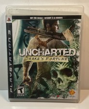 Uncharted Drake’s Fortune (Sony Playstation 3, PS3) With Manual Shiny Disc