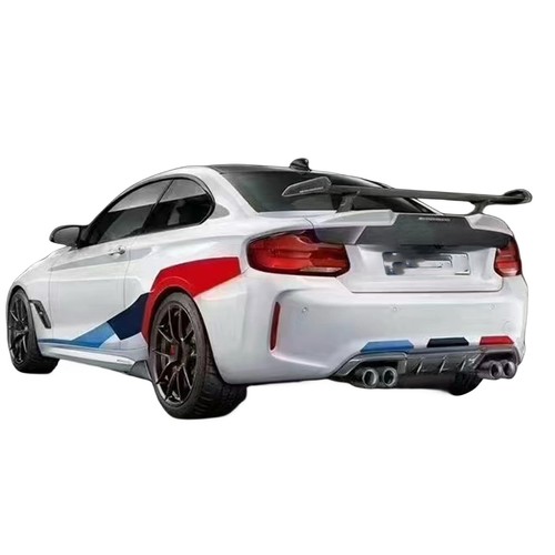 Carbon Fiber Rear Trunk Spoiler Wing For BMW 2 3 4 Series M2 M3 M4 F22 F80 F82 - Picture 9 of 9
