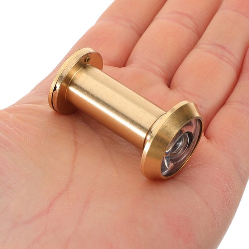 Peephole Cover Battiporta Rame Puro Specchio Alta Definizione - Foto 4 di 12