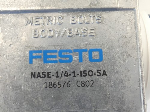 Festo NASE-1/4-1-ISO-SA Druckluft-Adapterplatte - NEU Überschuss! - Bild 6 von 7