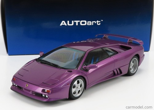 AutoArt Lamborghini Diablo SE30 1993 metallic lila - Bild 5 von 6