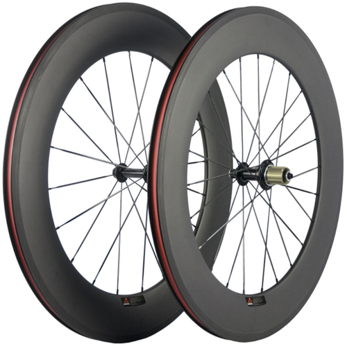 700C 38/50/60/88mm Carbon Wheels 23mm Clincher/Tubular Carbon Bicycle Wheelset - Picture 2 of 115