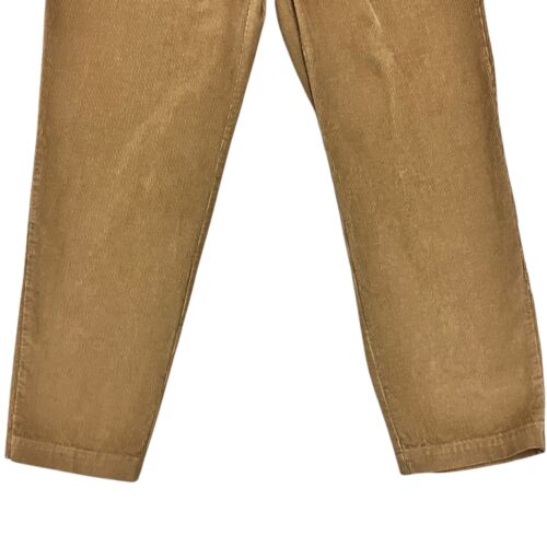 Haggar Corduroy Trousers Pleated Relaxed Fit Beige Mens 36W 29L 100% Cotton - Picture 3 of 14