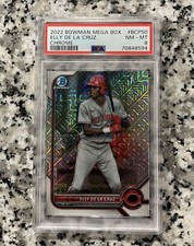 ELLY DE LA CRUZ 2022 1st Bowman Chrome MEGA BOX Mojo Refractor RC PSA 8