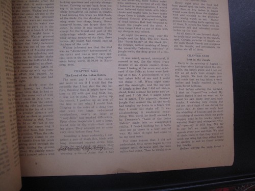 Very Scarce Signed Inscr Account S America Amazon River 1930 Jefferson Cty Ohio - Foto 4 di 8