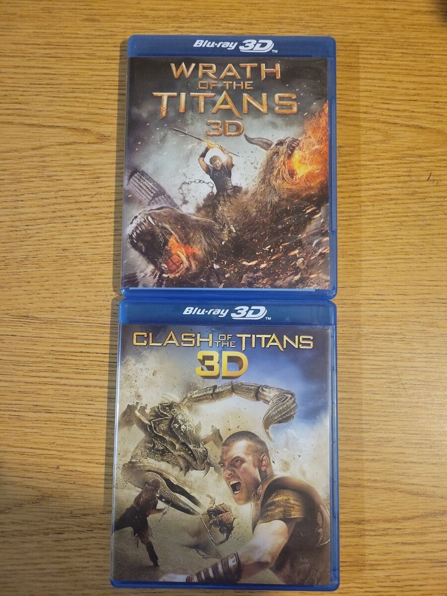 Clash Of The Titans And Wrath Of The Titsns 3d Sets Lot Of 2