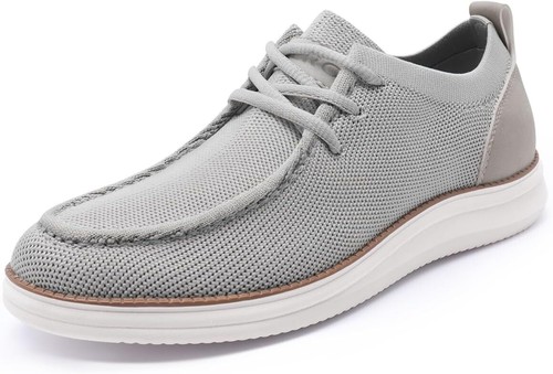 Mens Loafers Lace-Up Canvas Lightweight Breathable Casual Boat Shoes US - Picture 2 of 56