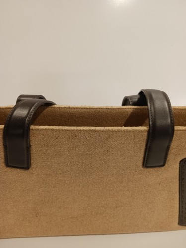 NEW Donna Karen City Bag Leather and Felt Handbag - Picture 3 of 13