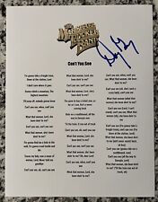 DOUG GRAY SIGNED LYRIC SHEET CAN’T YOU SEE MARSHALL TUCKER BAND AUTOGRAPH COA DOUG GRAY SIGNED LYRIC SHEET CAN’T YOU SEE MARSHALL TUCKER BAND AUTOGRAPH COA