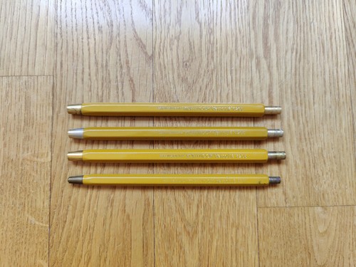 4x DDR Druckbleistift KOH-I-NOOR Versatil 5205 und 5201 Ostalgie mit Miene