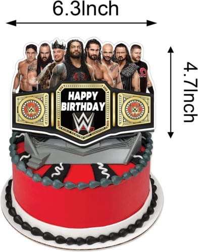 Wrestling Party Supplies Birthday Birthday Party Decorations Set ,Include Backdr - Picture 4 of 12