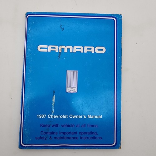 VTG Owner's Manuals 78 84 87 84 Camaro 84 El Camino GVC CHOOSE - Picture 20 of 24