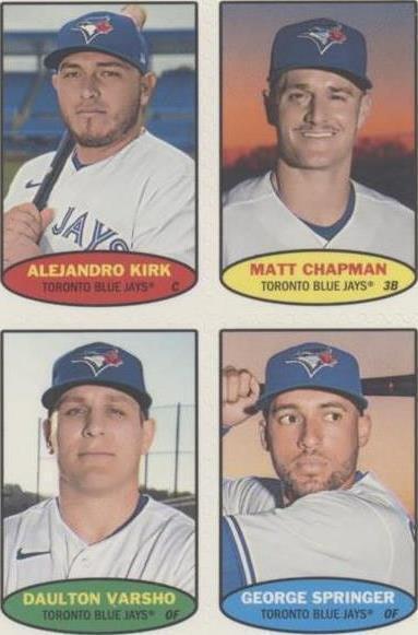 2023 Topps Heritage High Number - Alejandro Kirk Daulton Varsho George Springer #74S-53-56 - 1 of 1
