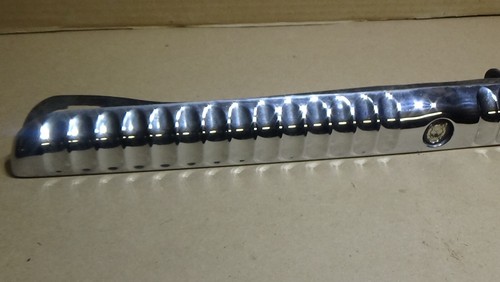 1998-2003 Jaguar XJ8 Venden Plas X308 Trunk Lid Molding Trim Chrome - Picture 4 of 11