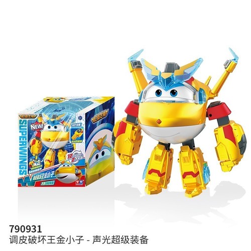Auldey Super Wings Transforming Friends Robot Figure Jett Dizzy Golden Boy - Picture 17 of 17