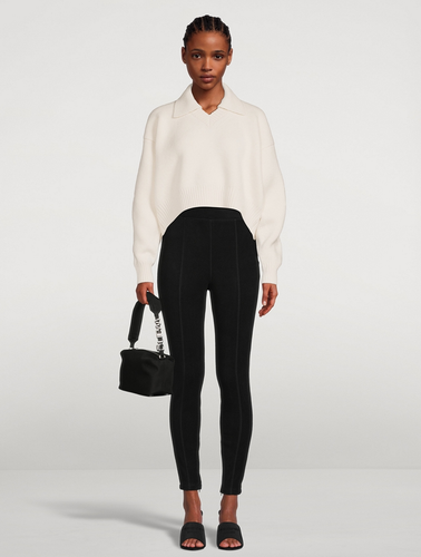 ALEXANDER WANG - Cropped Polo Sweater - Picture 5 of 12