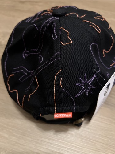 Icecream Billionaire Boys Club 5 Panel Hat Strap Black Embroidered Design $65 - Picture 6 of 10