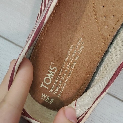 Toms Women Comfort Rope Loafer Slip on flats shoes sz 9.5 - Picture 11 of 11