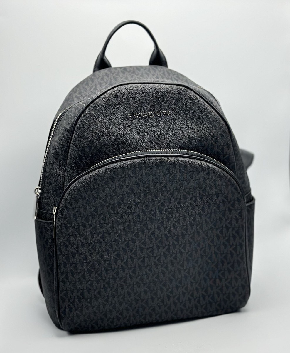 Michael Kors Abbey Jet Set Large PVC Leather Backpack With Tags